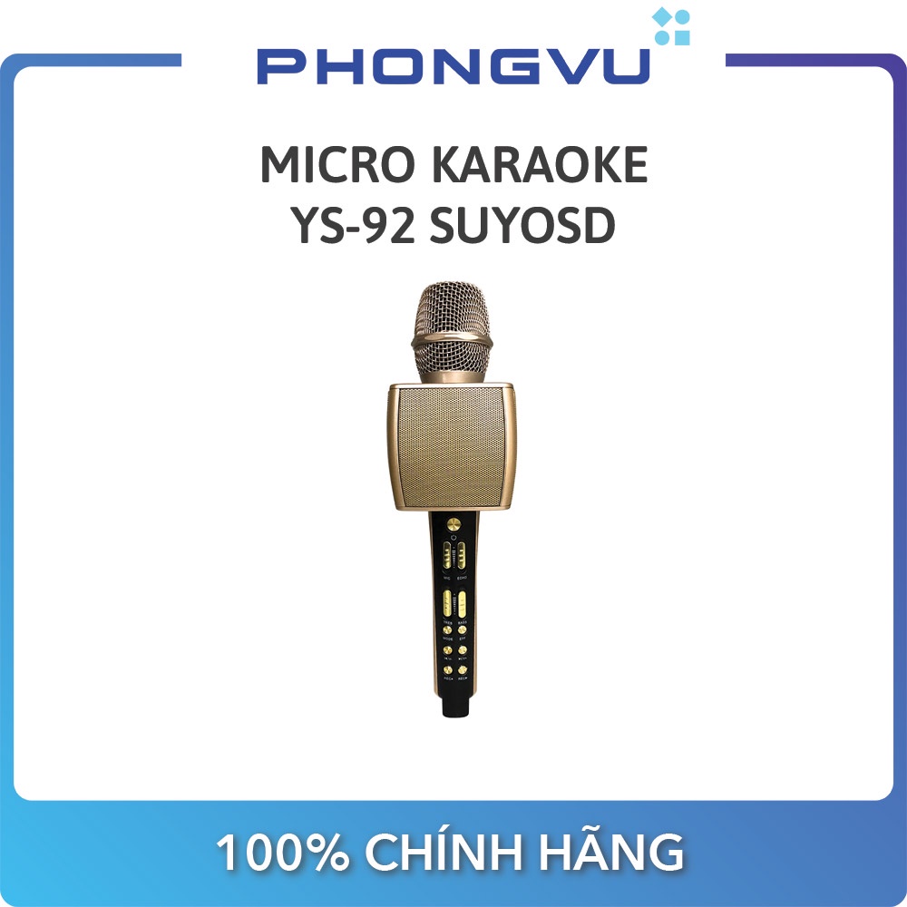 Mic karaoke YS-92 SUYOSD (Vàng)