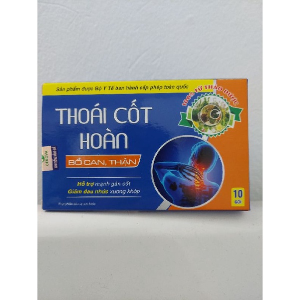 THOÁI CỐT HOÀN 100% thảo dược - hỗ trợ mạnh gân cốt, giảm đau xương khớp, tê bì