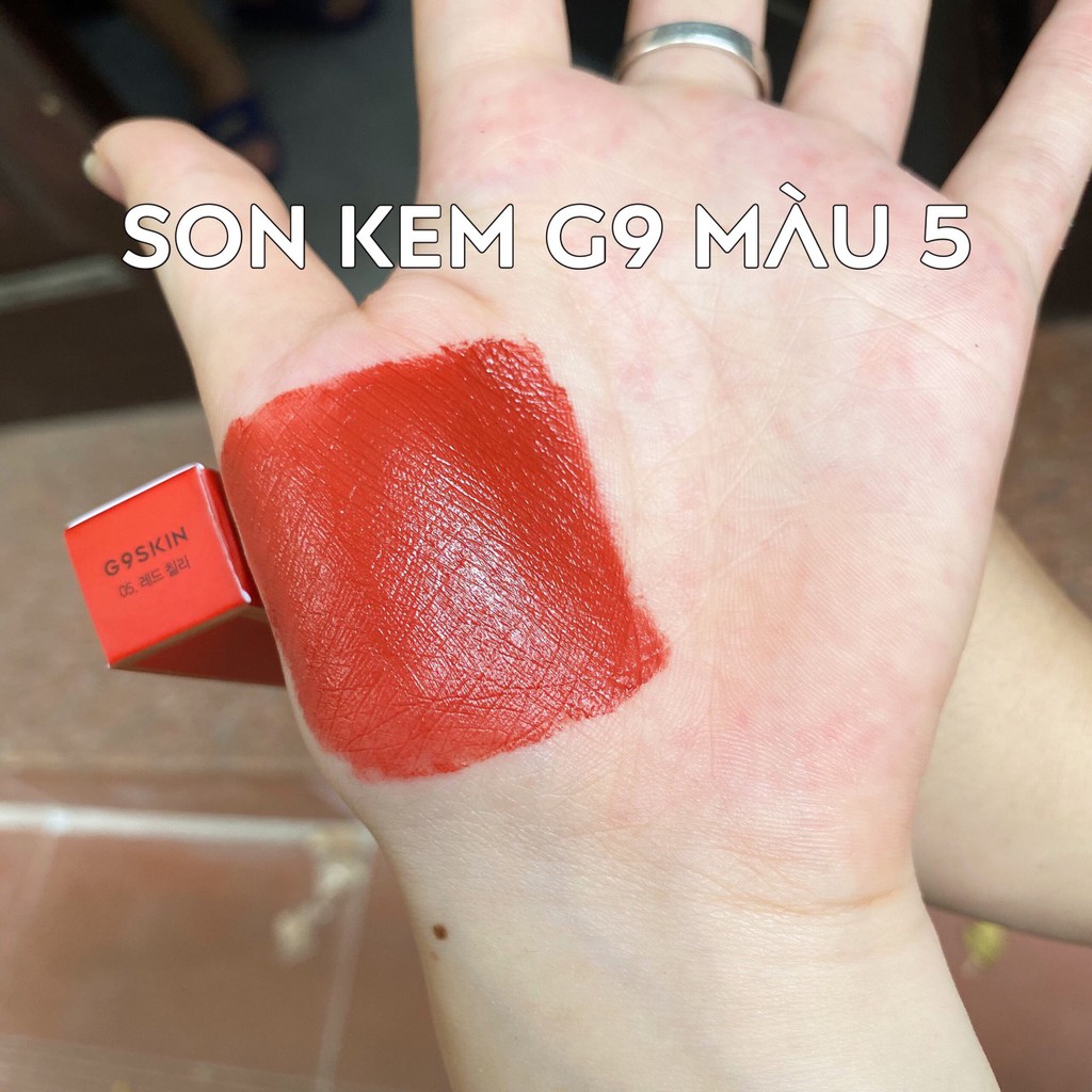 (Chính Hãng)Son Kem G9 Skin First V-Fit Velvet Tint 3.5g