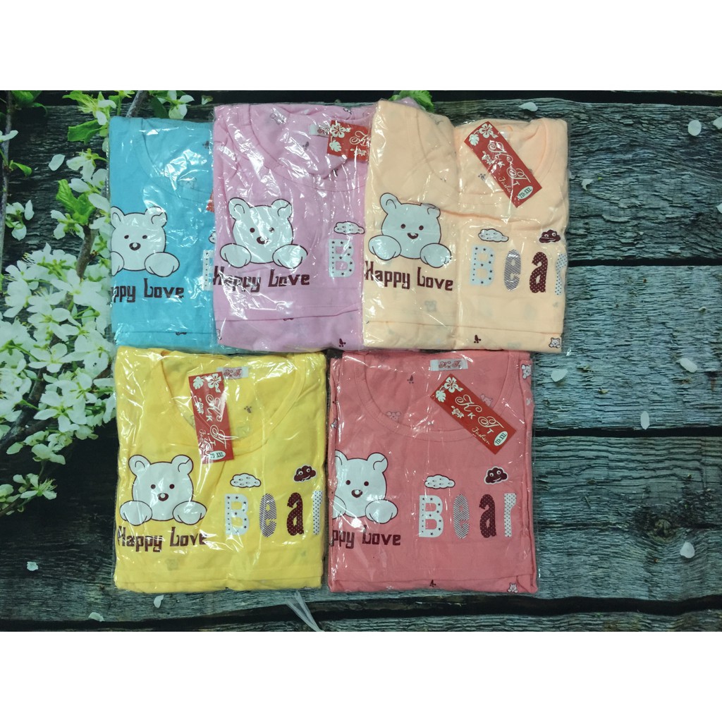 Bộ bầu sau sinh cho mẹ dài tay cotton lật ngực vạt ti giúp bé bú quần có chun chỉnh bụng thoải mái Bear gấu BB01