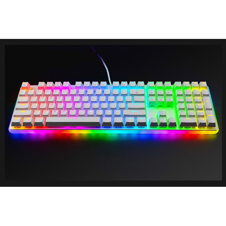 ✉☽ROYAL KLUDGE RK918 | Bàn phím cơ chuyên game LED RGB và viền sinh động Full size 108