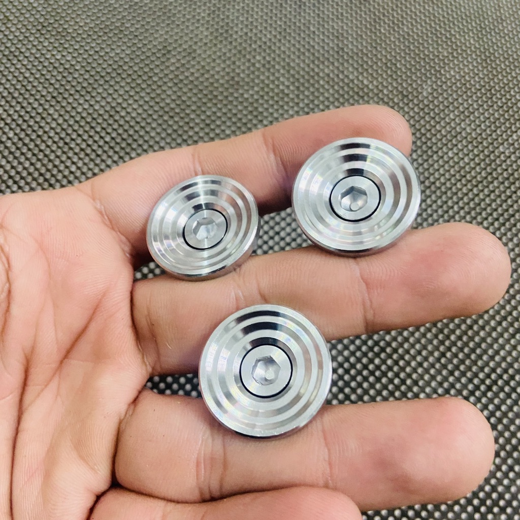 (HCM) Bộ 03 Ốc kiểu INOX 304 SÁNG BÓNG gắn rổ trước xe máy