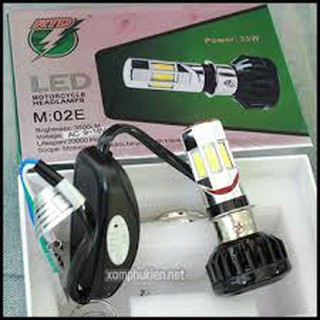 Bóng Đèn LED Xe Máy 6 Tim Siêu Sáng