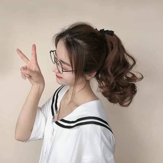 TÓC GIẢ CỘT 💕 FREESHIP 💕💕Tóc Giả Cột Xoăn 30cm