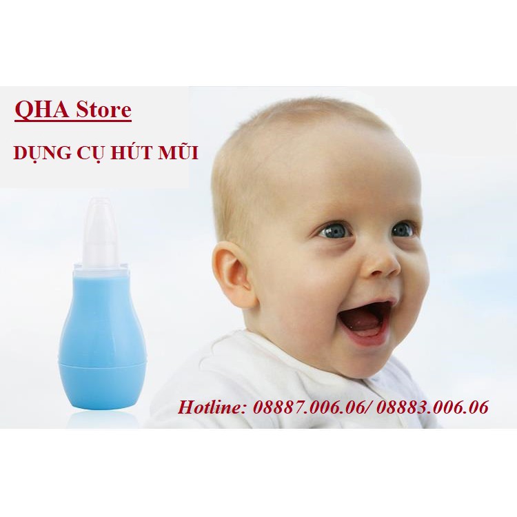 Ống hút mũi, vệ sinh mũi cho bé