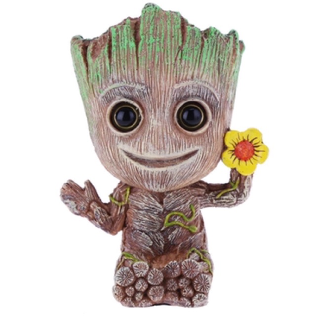 Tượng baby groot kim sũi oxy cho hồ cá cảnh