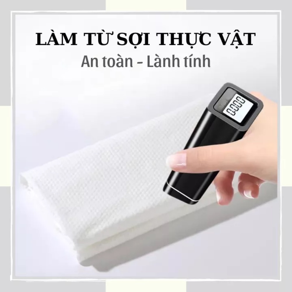 Khăn Tắm Nén Dùng Một Lần, Khăn Bông Cotton Thấm Hút Nhanh Dùng Đi Du Lịch KT 70*140cm Tiện Sử Dụng Khách Sạn Homstay