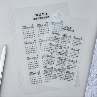 LỊCH CHO PLANNER A5/A6 2021