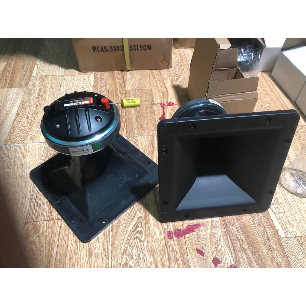 Treble kèn 450 nắp nhôm từ 120 côn 45 + họng + tụ 2,2uf / giá 1 chiếc