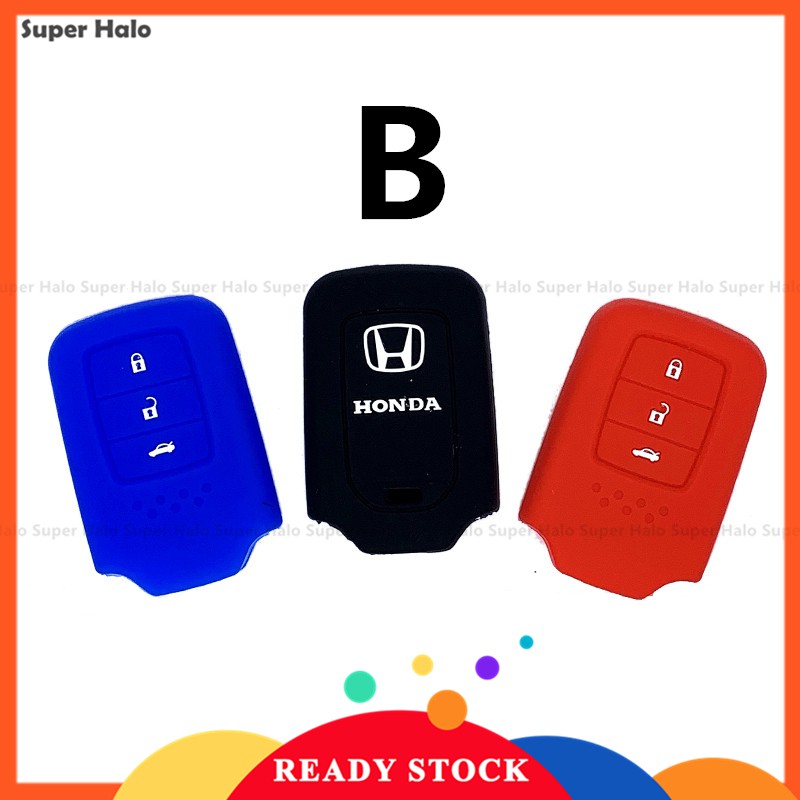 Vỏ bọc bảo vệ chìa khóa xe hơi 100% da thật cho Honda City HRV BRV JAZZ CRV ACCORD CIVIC