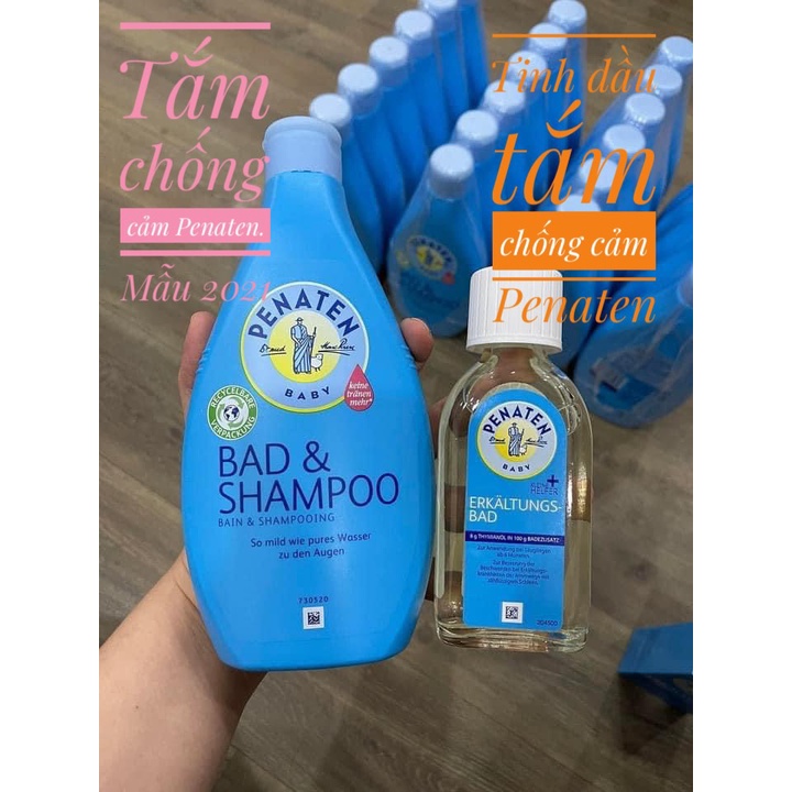 Sữa Tắm Và Dầu Gội Cho Bé Penaten Bad & Shampoo 400m