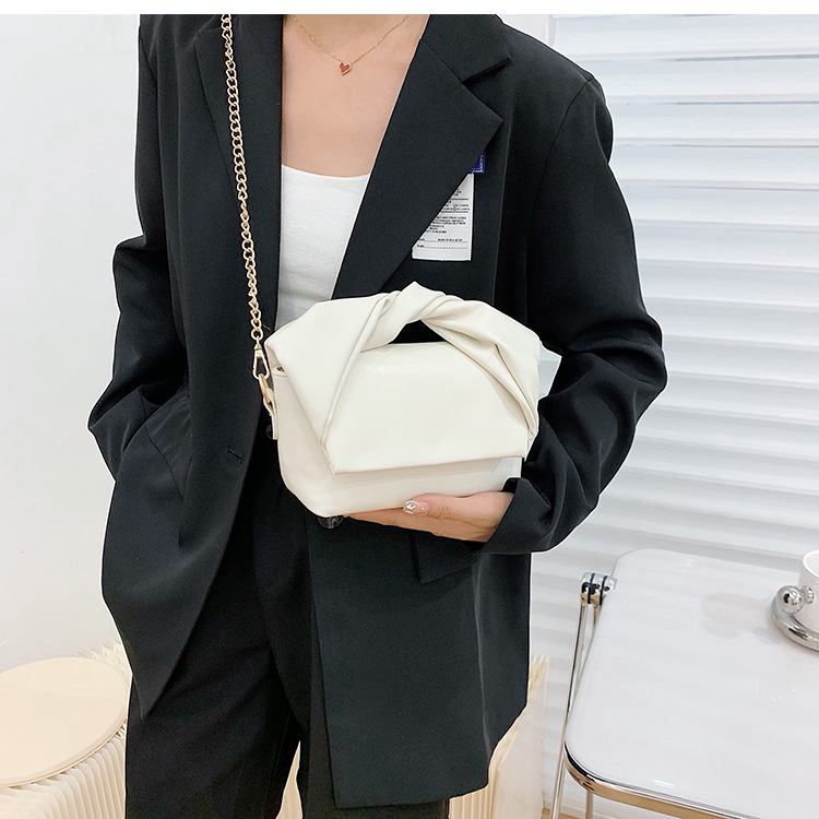 Túi Đeo Vai/Xách Tay Dây Xích Đính Nơ Dễ Phối Đồ Cho Nữ