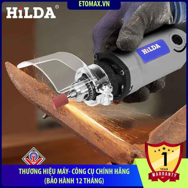 Máy Khoan Mài Đa Năng Chính Hãng HILDA>>Động Cơ Lõi Đồng Cao Cấp>>Công Xuất 400W