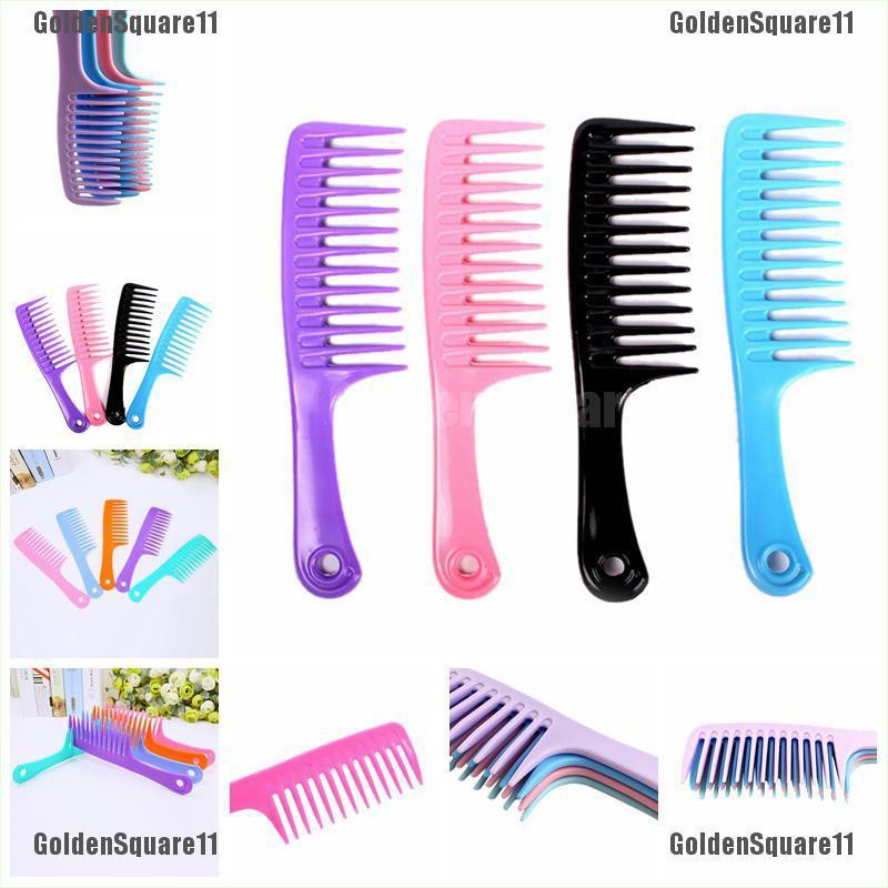 [Hàng mới về] Lược chải tóc răng thưa bằng nhựa gỡ rối chống tĩnh điện cho salon tạo kiểu tóc