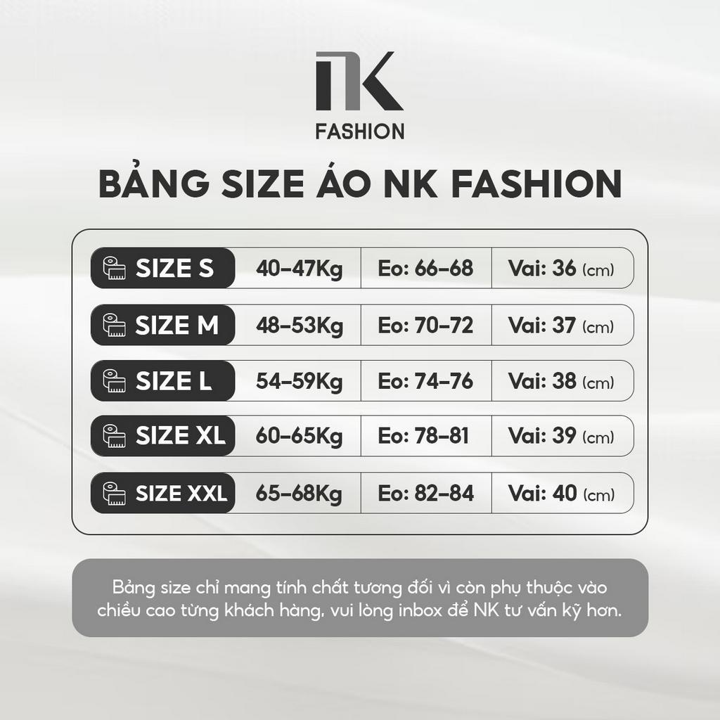 Áo Sơ Mi Ngắn Tay NK FASHION Thiết Kế Cổ Ve Cúc Bọc Phối Túi 2 Bên Thanh Lịch Chất Vải Nhập Hàn Cao Cấp NKFSM2305011