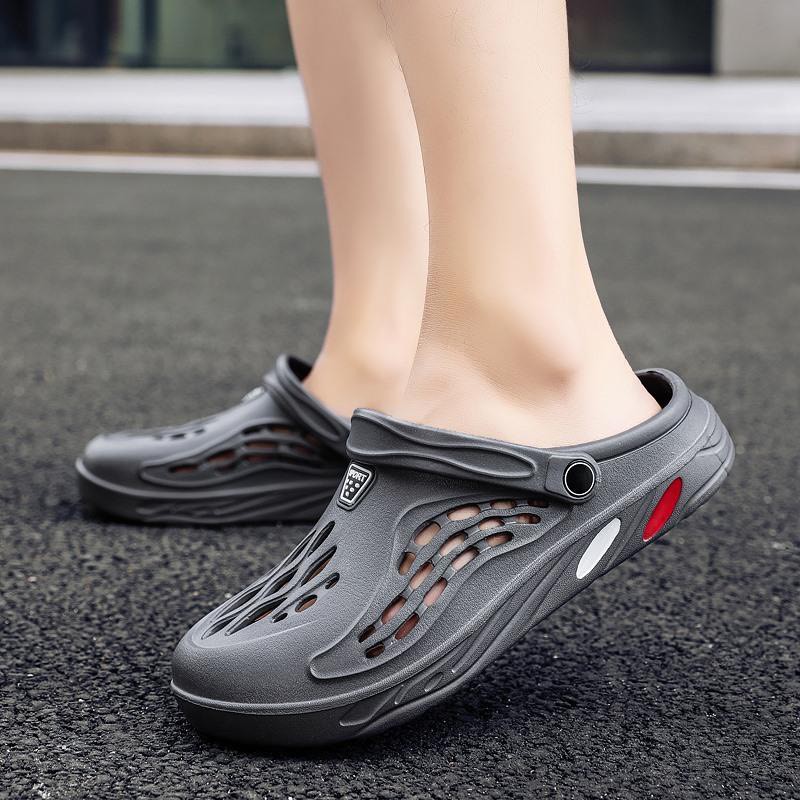 Dép sục nhựa đi mưa nam nữ siêu nhẹ có quai hậu bít mũi chống nước Emely D11 | BigBuy360 - bigbuy360.vn