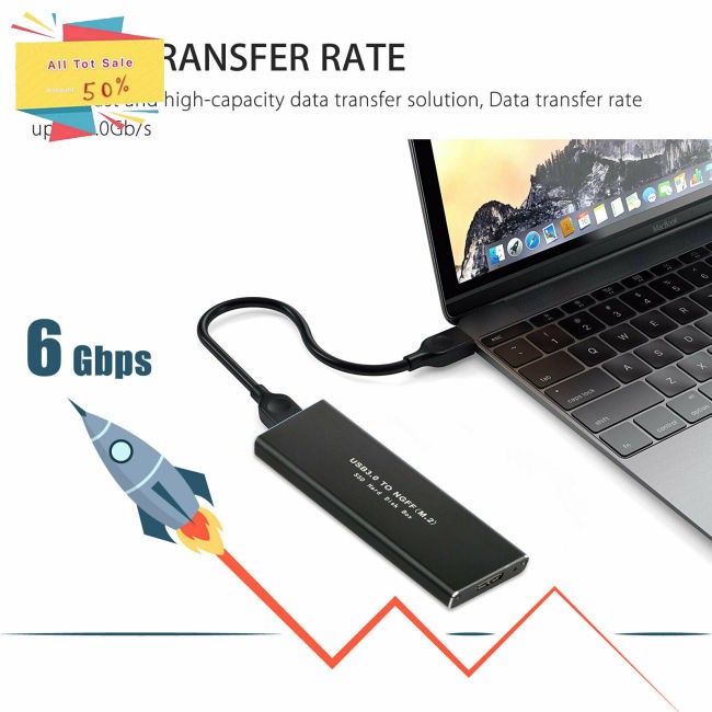 SATA Bộ Chuyển Đổi Ổ Cứng Ssd M.2 Sang Usb 3.0 Kèm Phụ Kiện