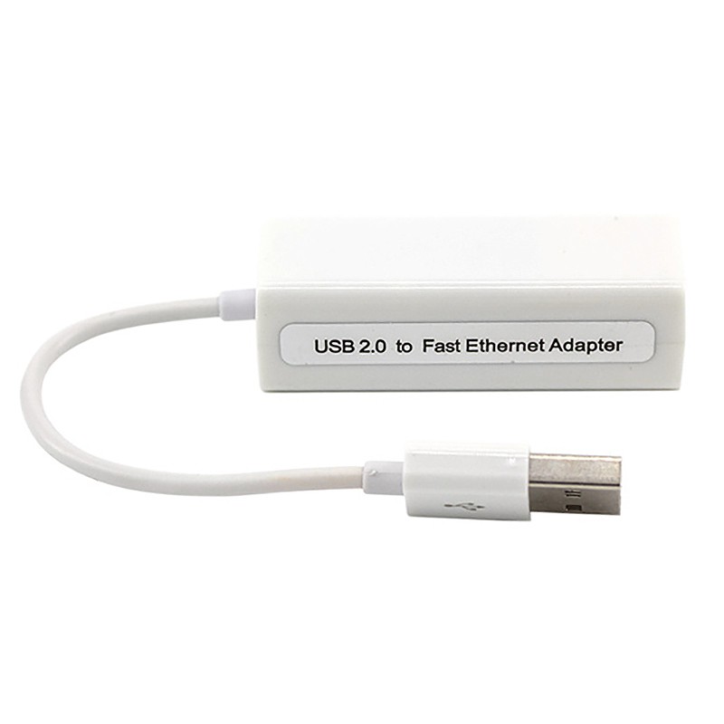 USB to Ethernet Adapter,USB 2.0 to RJ45 Network Card Lan Adapter 10/100Mbps for Tablet / PC / Laptop