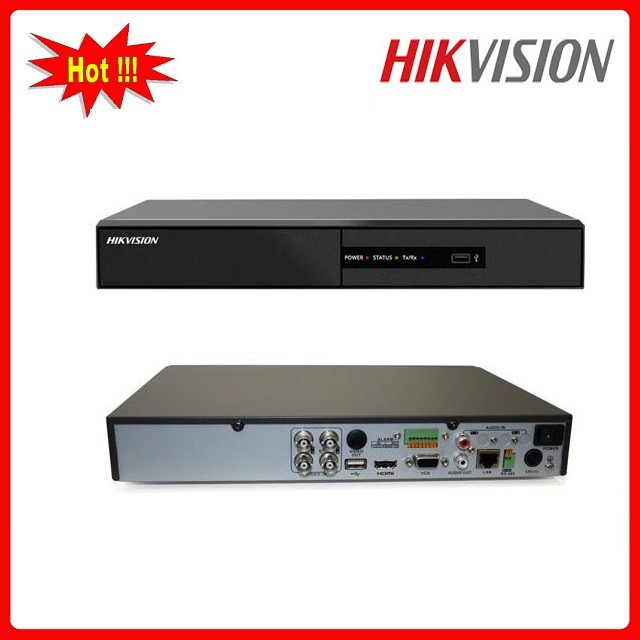 Đầu ghi hình 4 kênh HD-TVI Chuẩn H264 HIKVISION DS-7204HGHI-F1 - Chính hãng