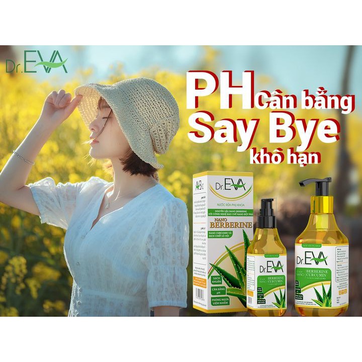 Dung Dịch Vệ Sinh Phụ Nữ DR.EVA Giảm Nấm Ngứa, An Toàn Cho Da (100ml-200ml)