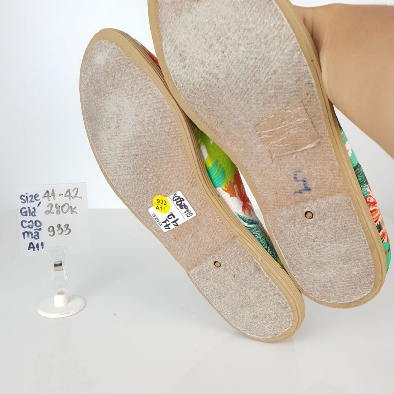 SIZE 41-42 - GIÀY BÚP BÊ VẢI - HIỆU MUDD - CỦA MỸ - HÀNG SI CAO CẤP