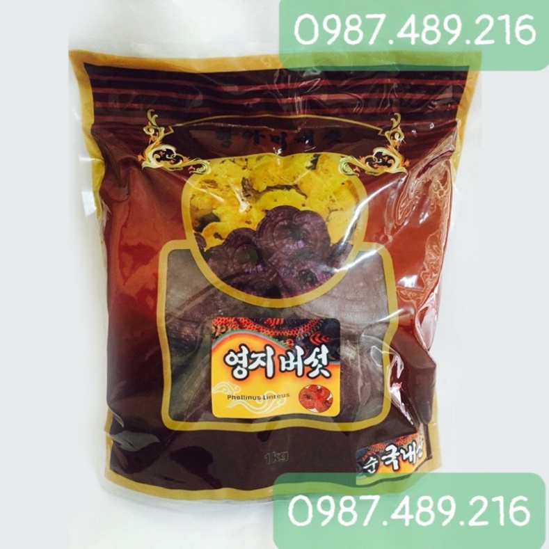 [HÀNG MỚI VỀ] Nấm Linh Chi Đỏ 6 Năm Tuổi Hàn Quốc Túi Nâu 1kg [ Hàng Mới Về ]