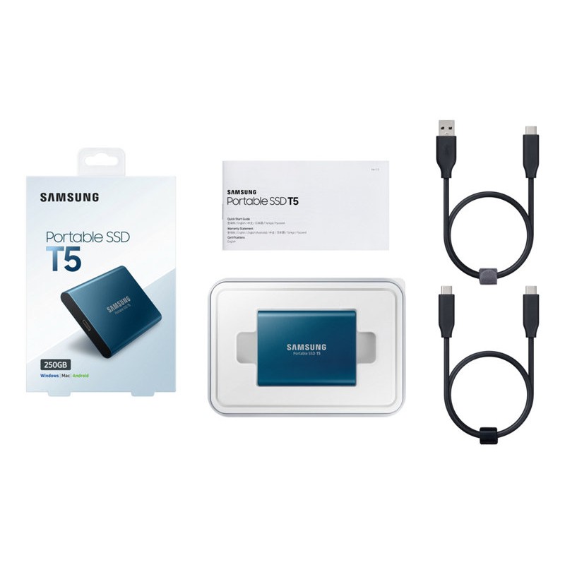 [Mã 255ELSALE giảm 7% đơn 300K] Ổ cứng di động SSD Samsung T5 Portable - 250GB/500GB/1TB | BigBuy360 - bigbuy360.vn