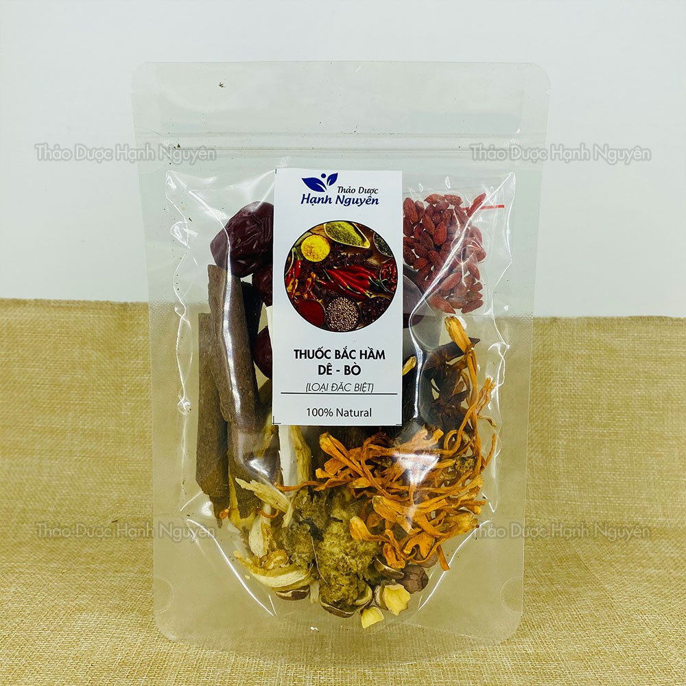 Thuốc Bắc Hầm Dê Bò (Thang Tiềm Dê, Bò, Nấu Lẩu 11 vị) Có hút chân không