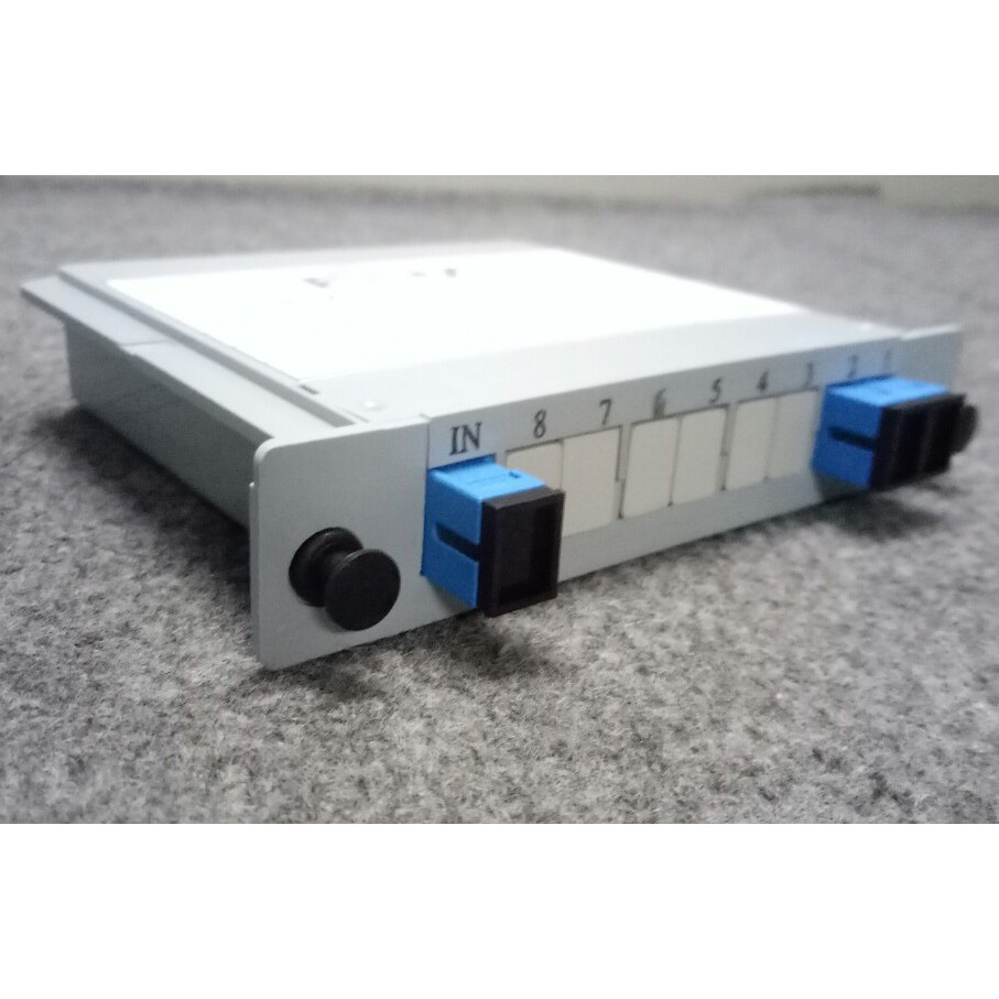 Bộ chia quang PLC modul dạng BOX 1x2 SC/APC. Hàng chính hãng