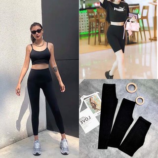 Quần legging nữ cạp cao Lyns kiều dài ,lỡ ,ngắn chất vải cao cấp co gian 4 chiều không bai - LG02
