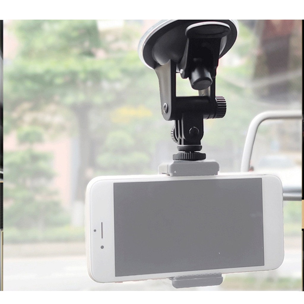 Giá đỡ camera hành trình cho xe hơi , ô tô có giác hút xoay  , hít kính gắn xe hơi, ô tô