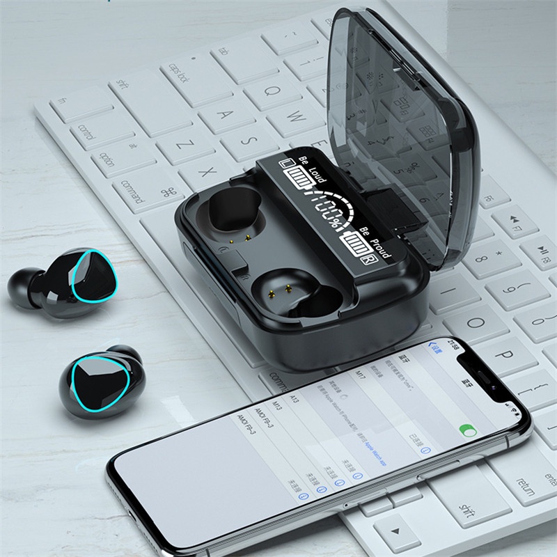 Tai Nghe Bluetooth Không Dây M10 Tws Chống Nước Âm Thanh HiFi Stereo