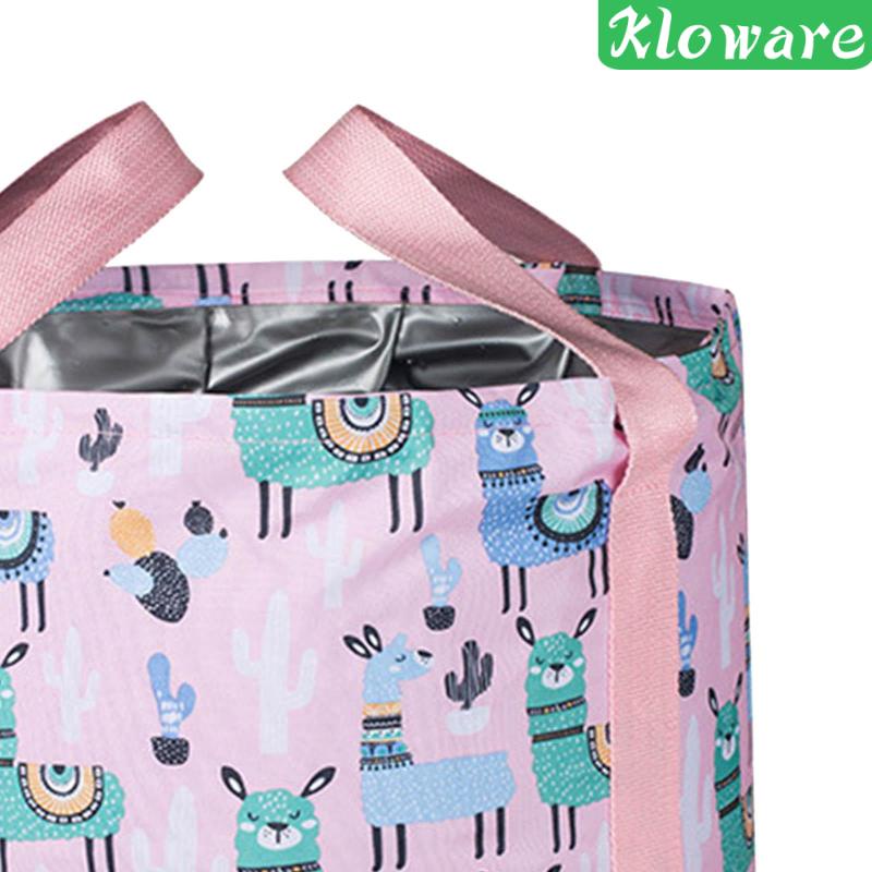 Chậu Ngâm Chân Có Tay Cầm Có Thể Gấp Gọn Tiện Dụng Khi Đi Cắm Trại