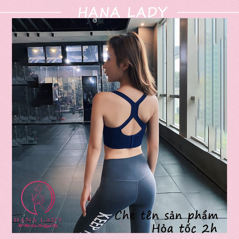 Bra tập gym yoga 3 nấc cài quyến rũ - Áo croptop kèm mút ngực sexy BL039