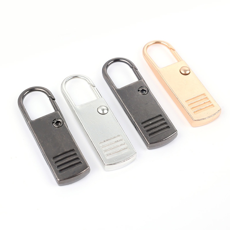 Set 2 Phụ Kiện Kéo Kéo/ Kéo/ Tháo Dây Kéo/ Khóa Kéo Bằng Hợp Kim Kẽm Có Thể Tháo Rời Tiện Dụng Cho Balo/ Áo Khoác
