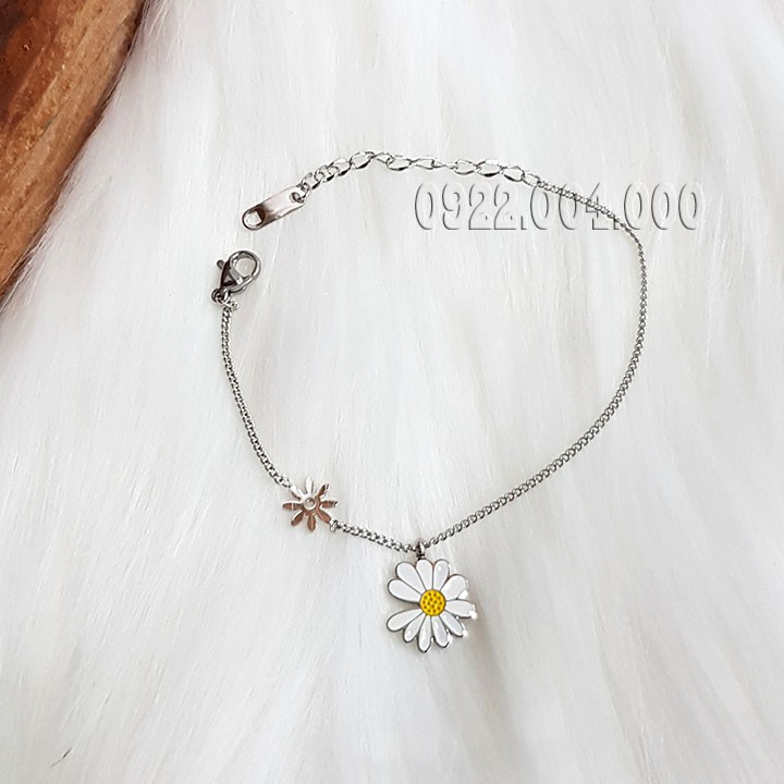 Lắc tay nữ, lắc tay bông cúc titan LZ1567