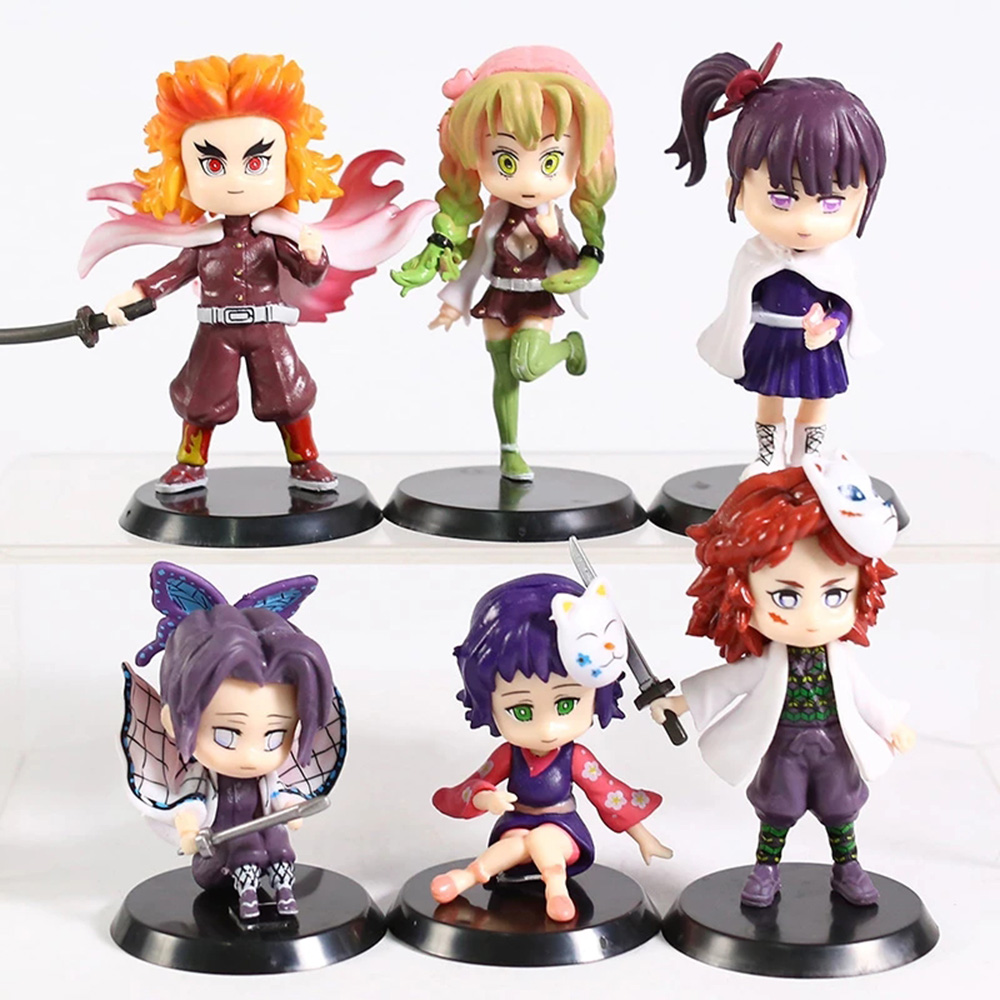 Set 6 Mô Hình Đồ Chơi Nhân Vật Trong Phim Hoạt Hình Nhật Bản