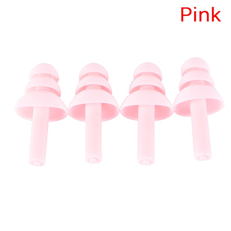 Bộ 4 Nút Bịt Tai Chống Ngáy Bằng Silicone Tiện Dụng Khi Ngủ