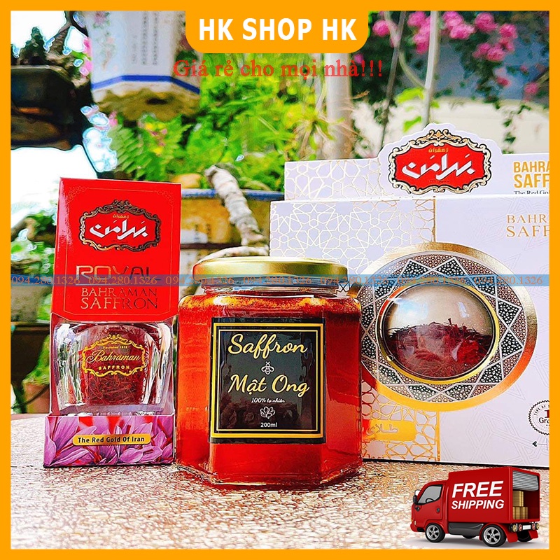 Nhiều mẫu Tem/ Nhãn dán lọ thủy tinh đựng Saffron ngâm mật ong/ Đông trùng hạ thảo/ yến chưng