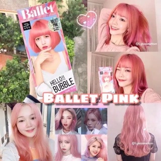 Bọt Nhuộm Tóc Hello Bubble Black Pink