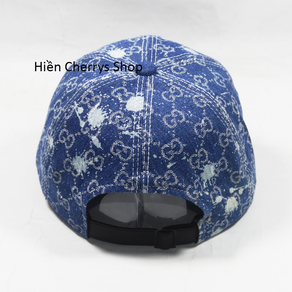 Nón kết, Mũ lưỡi trai JEANS kết Da- Chất liệu Jeans oát mềm phù hợp cả nam và nữ.