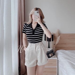 Croptop Petter Sọc Phối Cổ
