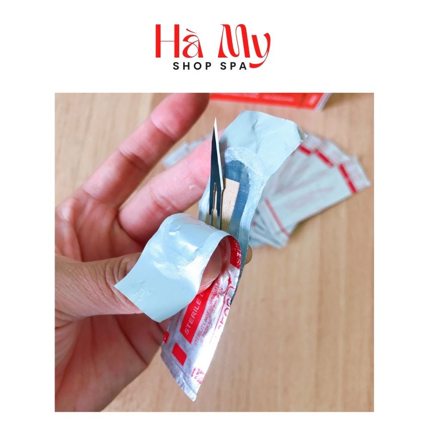 Tách Lẻ 10 Dao Nặn Mụn Số 11, Dao Mổ Y Tế, Tiểu Phẫu, Nặn Mụn Spa