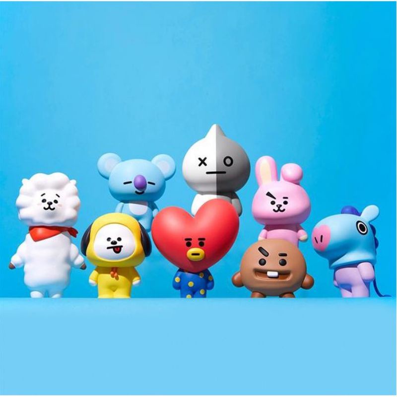 [LINE FRIENDS] BỘ TRANG TRÍ ĐỂ BÀN FIGURE BT21( HÀNG CÓ SẴN)