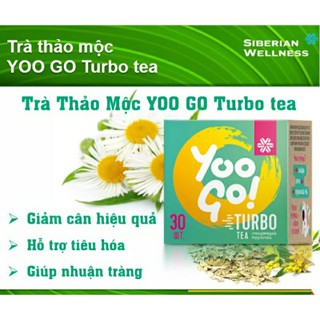 TRÀ THẢO MỘC THANH LỌC & ĐÀO THẢI MỠ THỪA YOO GO TURBO TEA - SIBERI 30 Gói