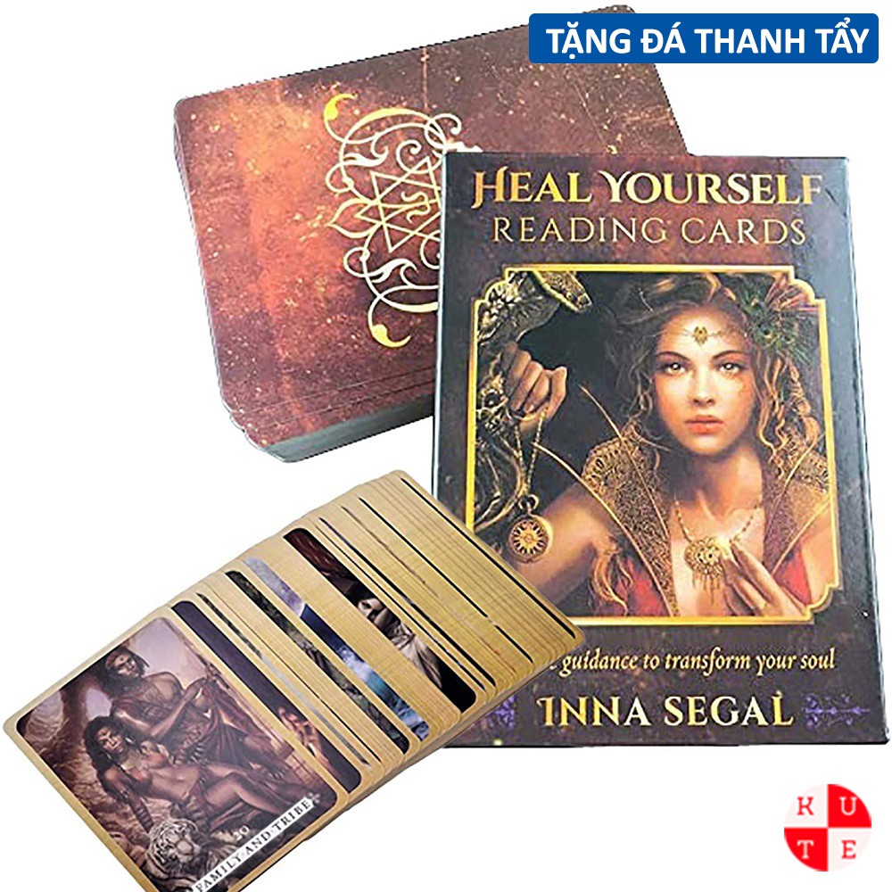 Bài Heal Yourself Reading Cards 36 Lá Bài Tặng Đá Thanh Tẩy C64