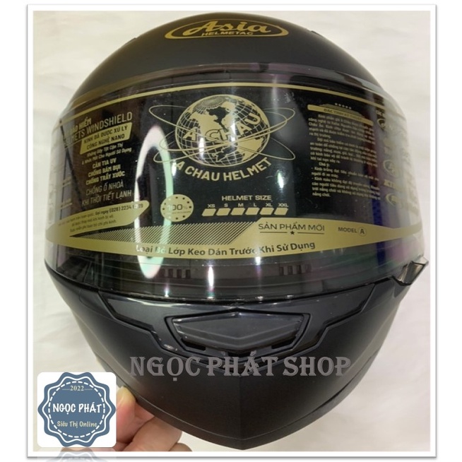 Mũ bảo hiểm Fullface ASIA M136 chính hãng Size XL- Bảo hành 12 tháng