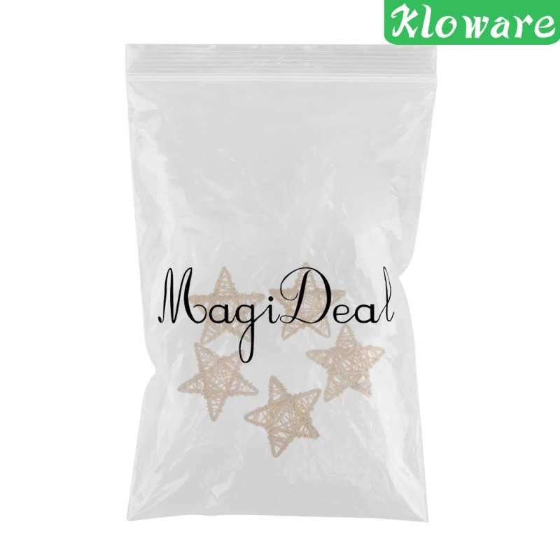 [Kloware] Set 10 Cây Gậy Đan Mây Hình Ngôi Sao Tự Nhiên 7cm Trang Trí Nhà Cửa Sân Vườn Đám Cưới