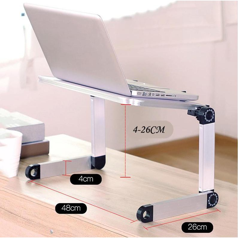 Kệ 360° điều chỉnh tư thế đọc sách, Laptop Aluminium ABS - Home and Garden | WebRaoVat - webraovat.net.vn