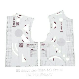 Thước vẽ rập thân áo